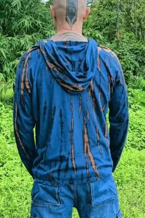 Hemp Hoody in Indigo Earth