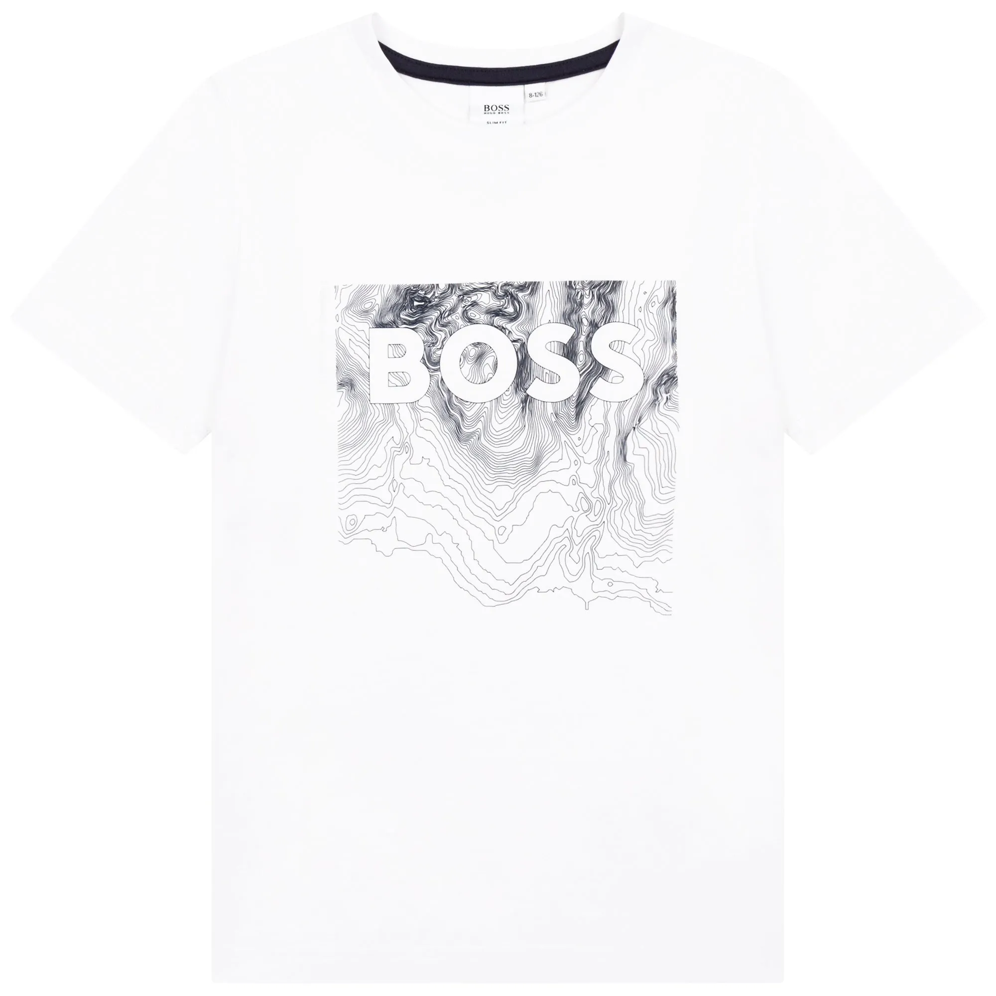 Hugo Boss Boys T-Shirt w/Graphic_ White J25N35-10B