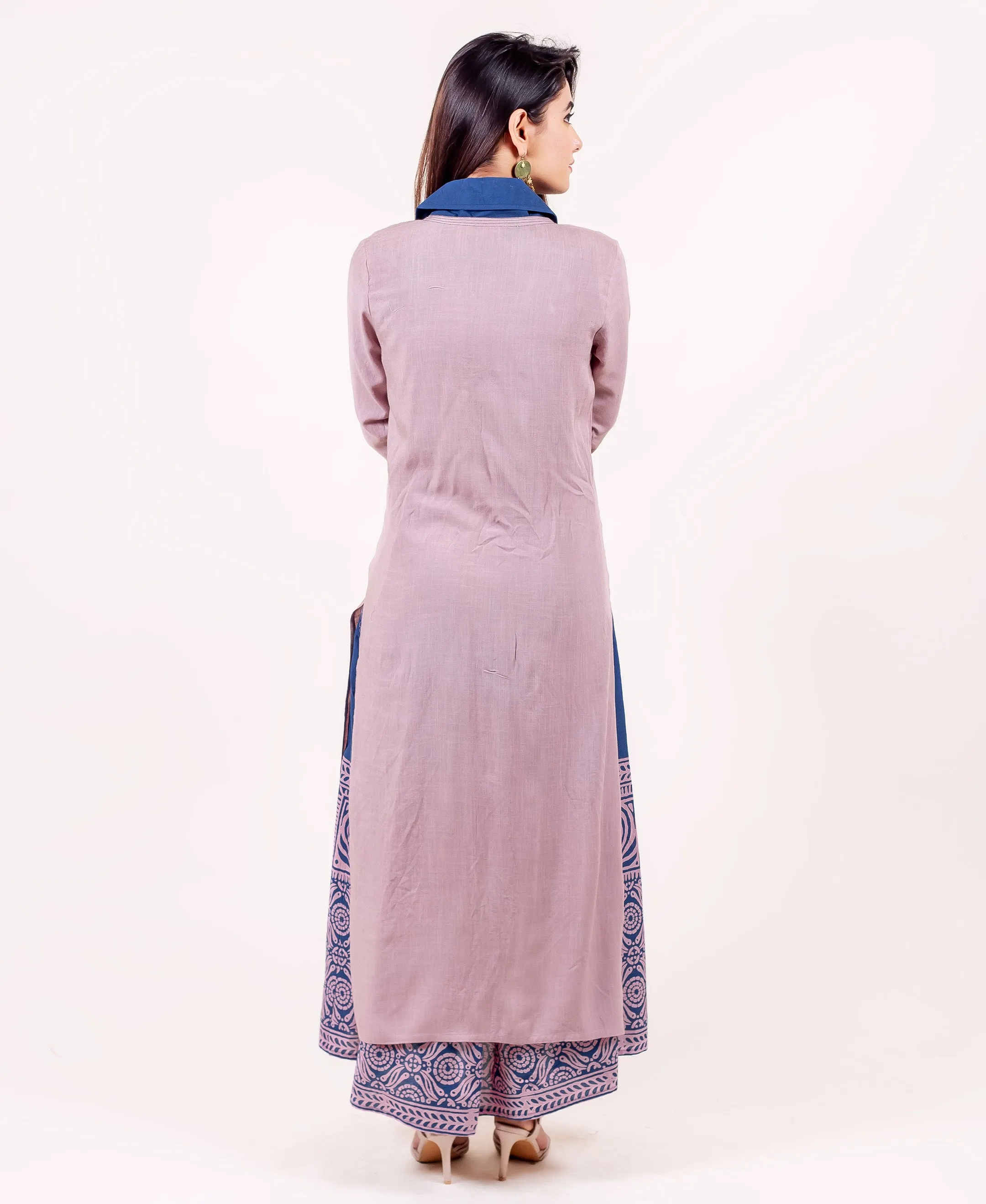 Indigo Solid Dress