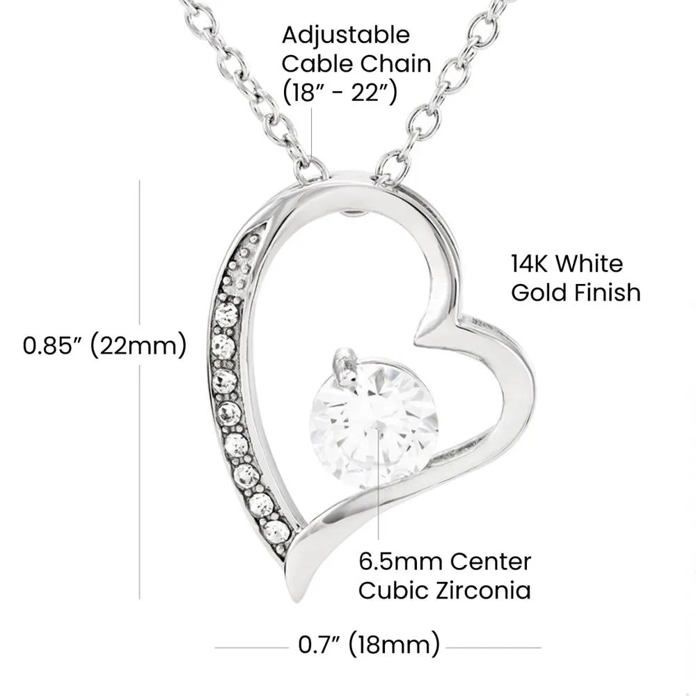 It's Like We Are Young Again, To My Soulmate Beach Theme Forever Love Pendant Necklace