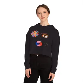 Kiss Me Petunia Cropped Hoodie