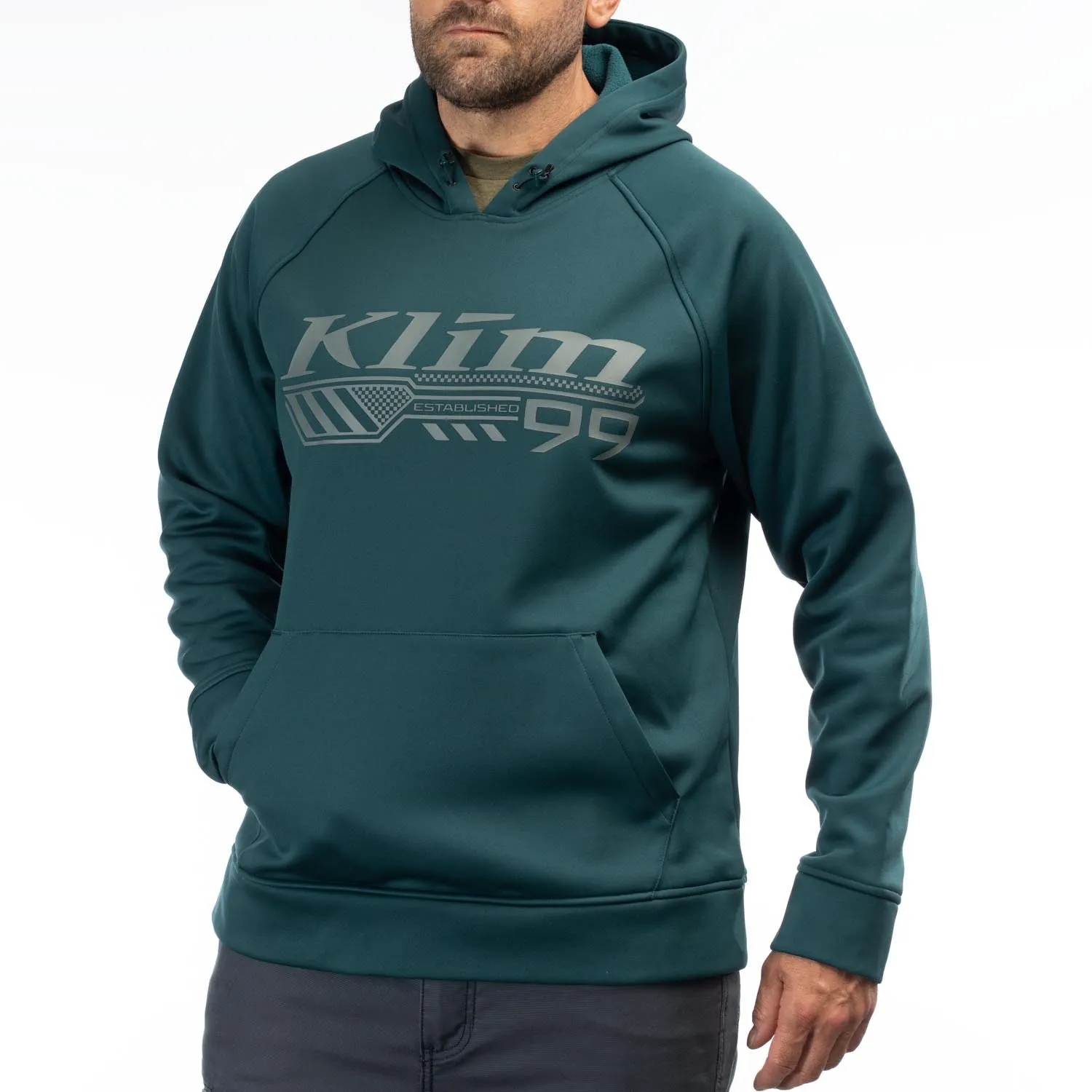 Klim Men's Foundation Pullover Hoody Dark Sea/Monument