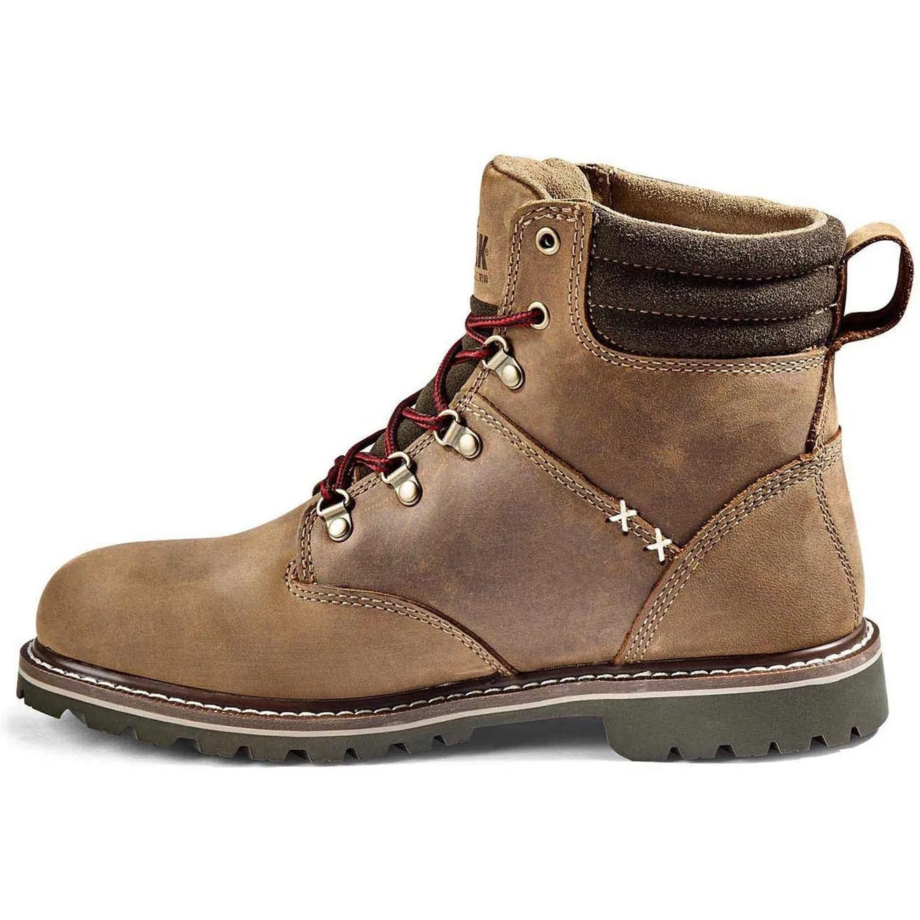 Kodiak Women's Bralorne 6 WP Slip Resist Safety Work Boot -Brown- 4TDSBN