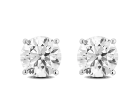 Lab-Grown Diamond 4ct. tw. Round Brilliant Solitaire Studs | White