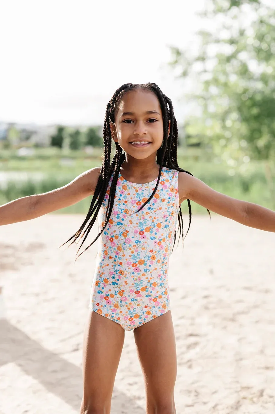 Lucy Swim in Summer Blooms