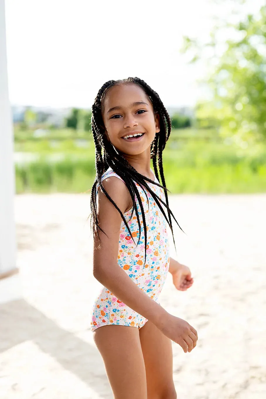 Lucy Swim in Summer Blooms