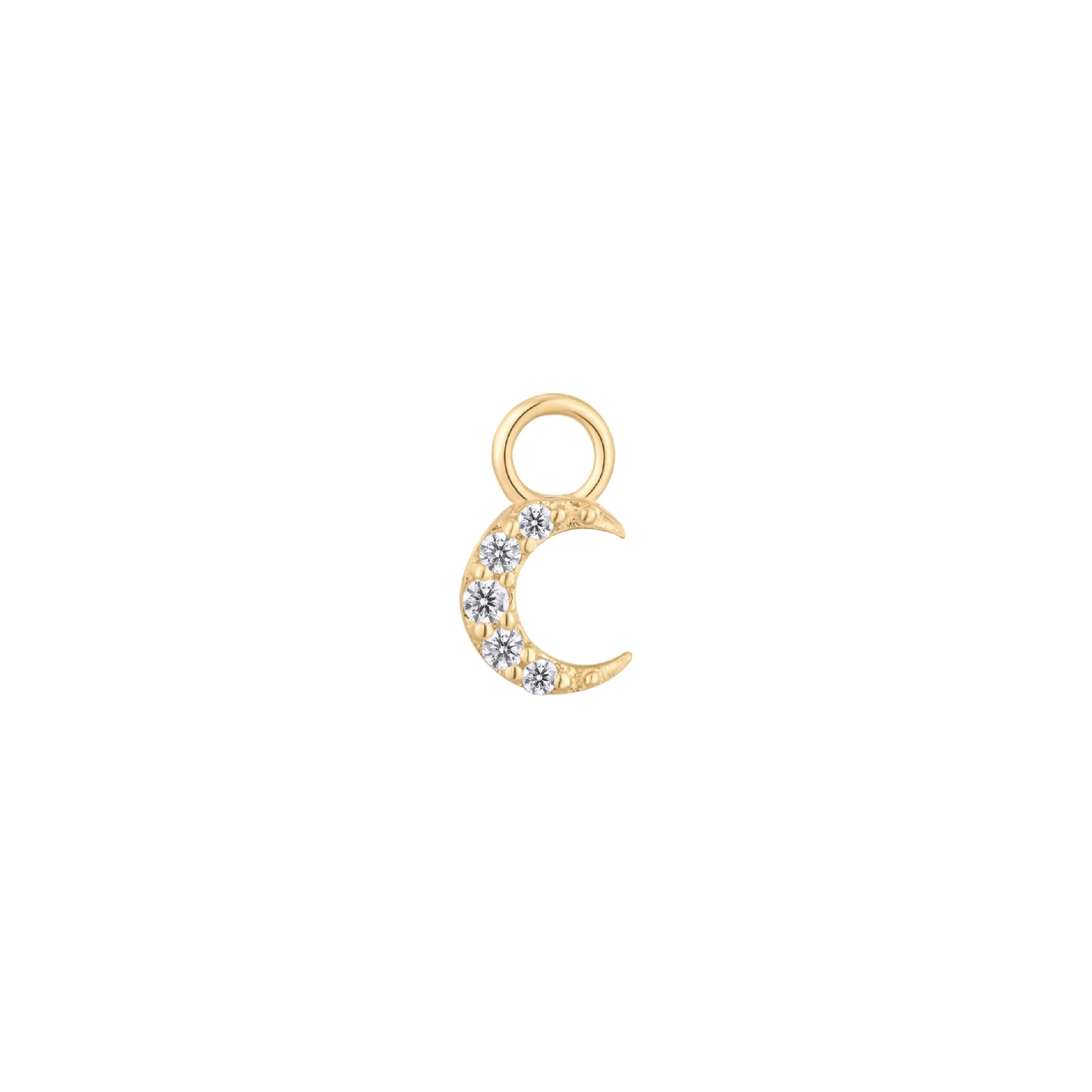 Lunette - CZ - Gold Charm