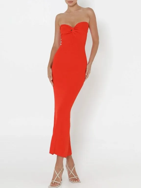 MADISON THE LABEL Margot Strapless Maxi Dress