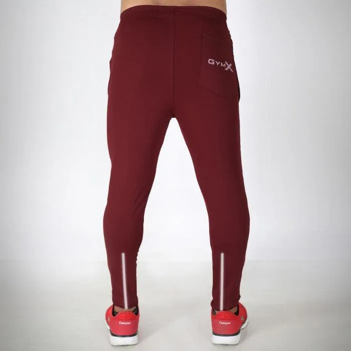 Maroon GymX Bottoms (Reflective Print)- Zurik Series- Sale