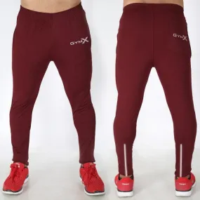 Maroon GymX Bottoms (Reflective Print)- Zurik Series- Sale