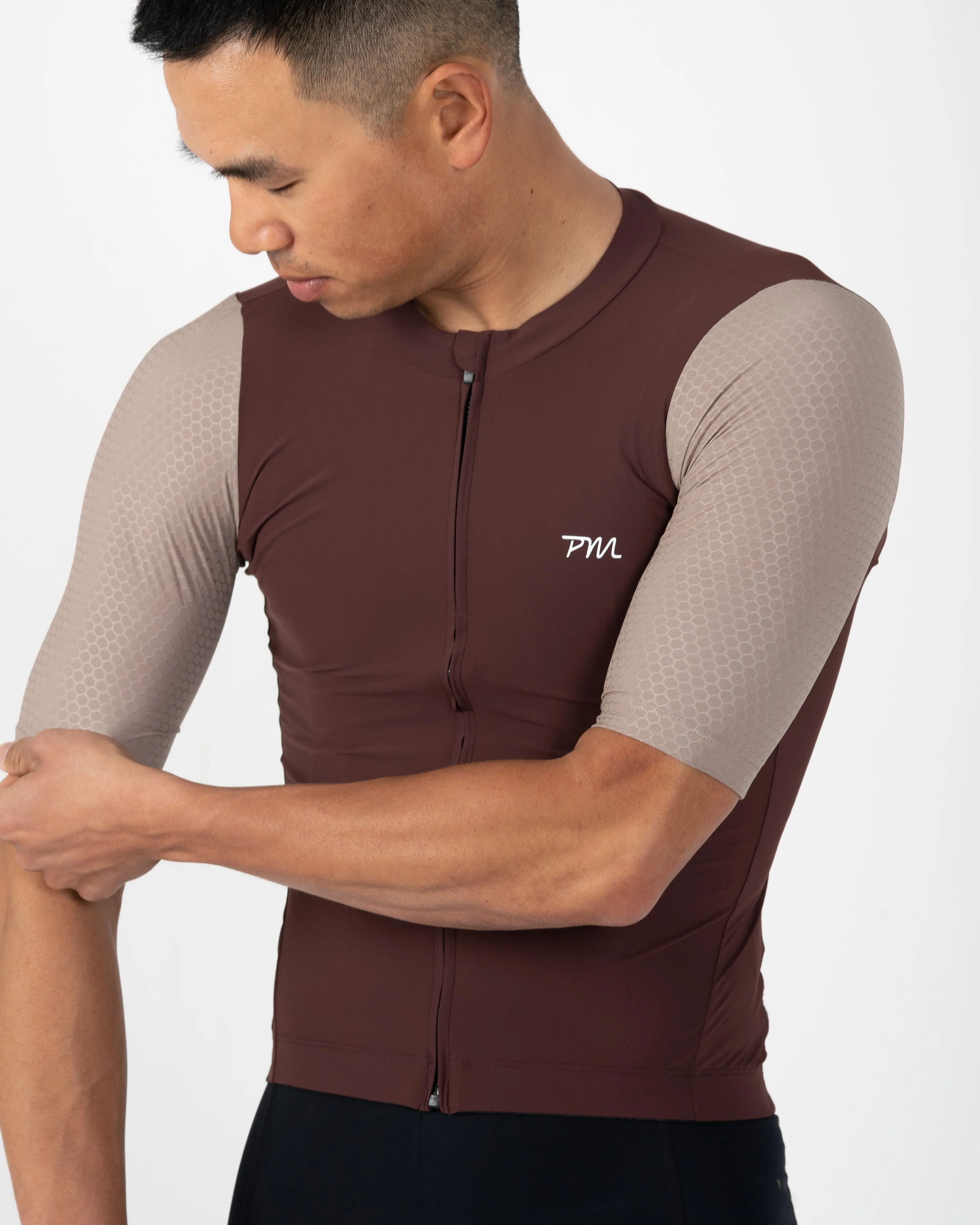 Mens Pro Jersey - Maroon Sahara