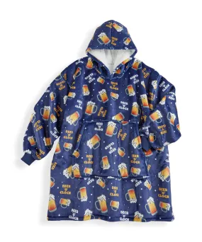 Men's Yo & Co Blanket Hoody, Beer O'Clock