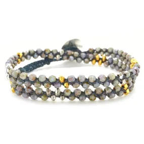 Meridian Wrap Bracelet - Olive