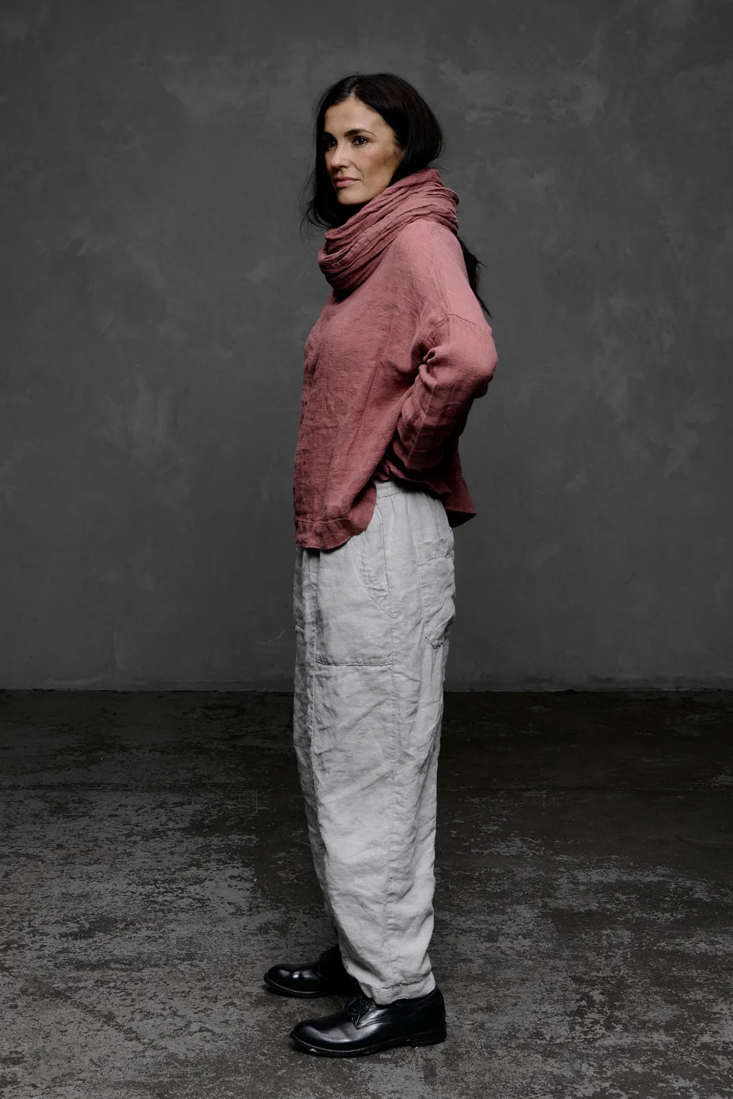 Metta - Frankie Peg Pant - Mid Weight Linen