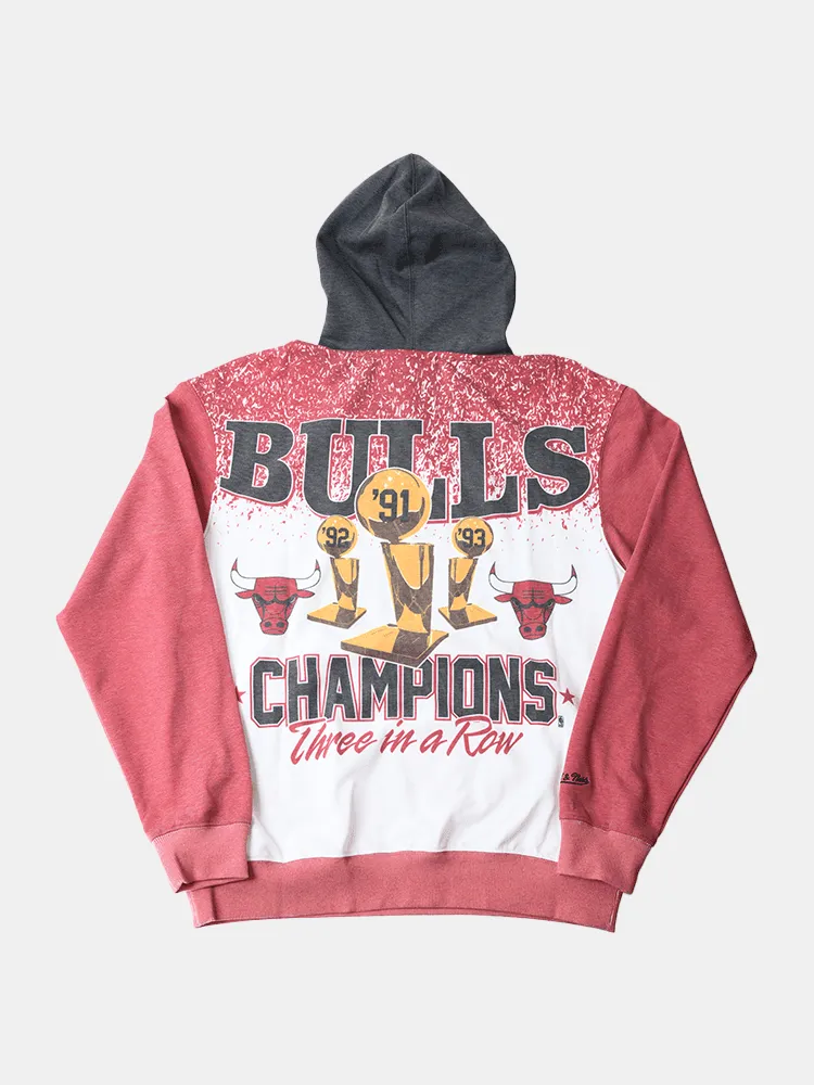 Mitchell & Ness Sublimated Champs Bulls Hoody - Multicolour