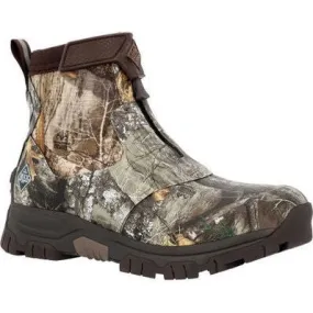 Muck Men's Realtree Edge WP Apex Mid Zip Ankle Boot -Realtree- MAXZMEG