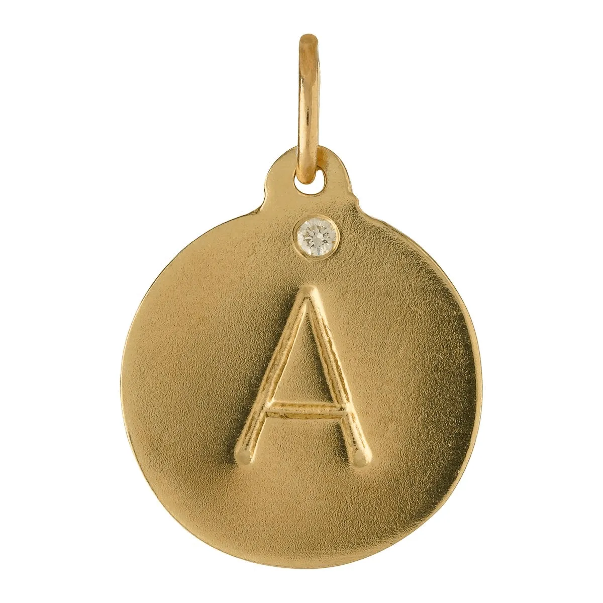 N Alphabet Charm With Diamond