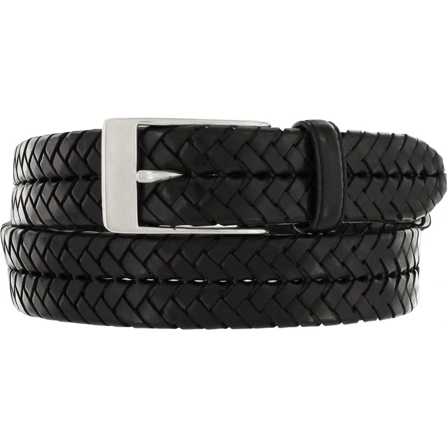 New Milan Woven Silver Belt