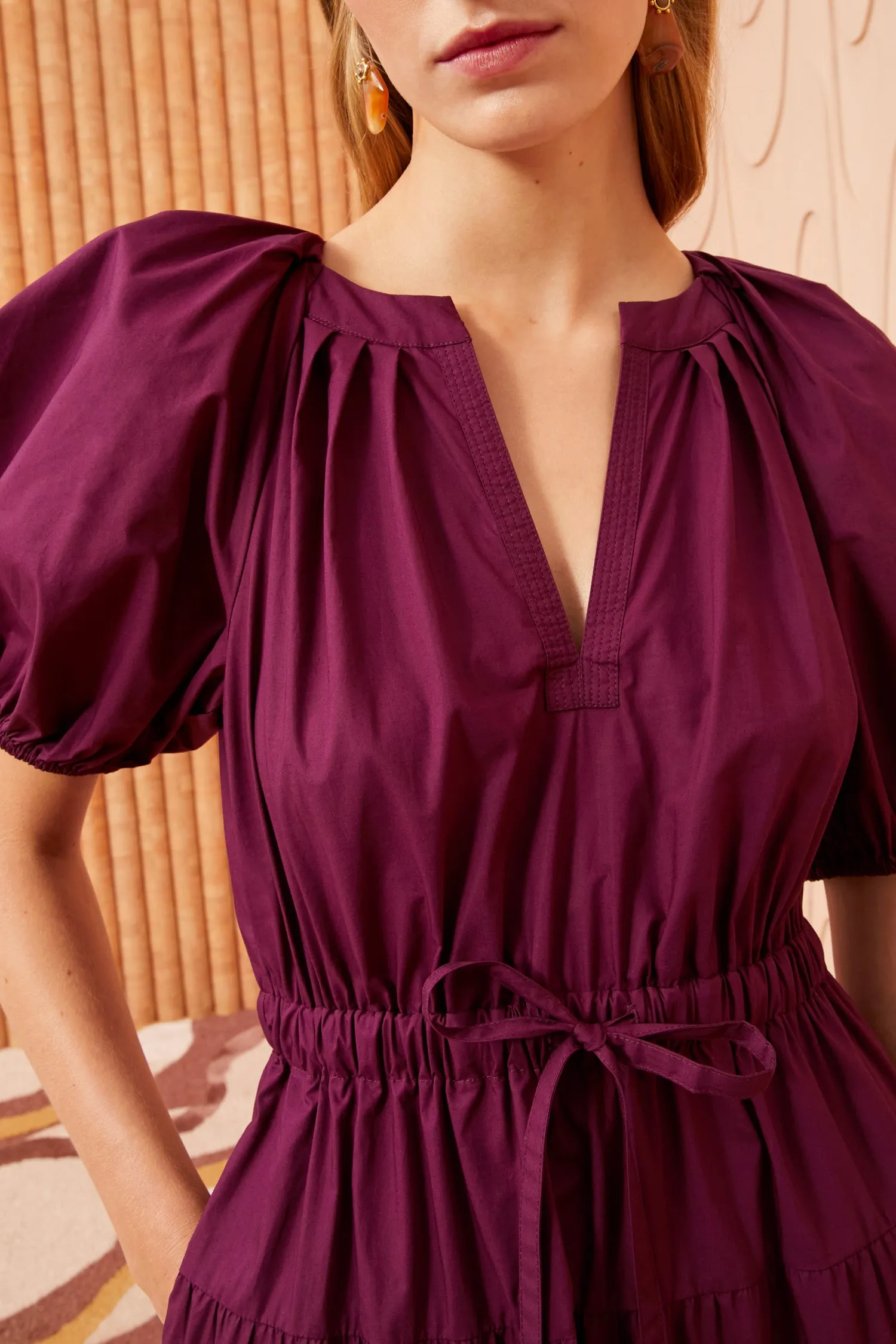 Olina Dress - Syrah