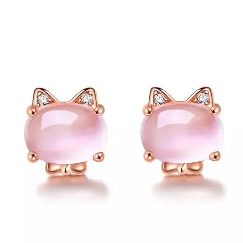 Opal Cat Set (14K Rose Gold Plated)