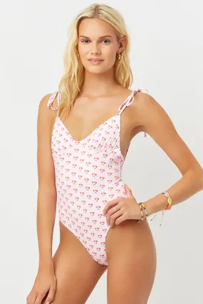 Otis Cheeky One Piece Swimsuit - Baby Berry