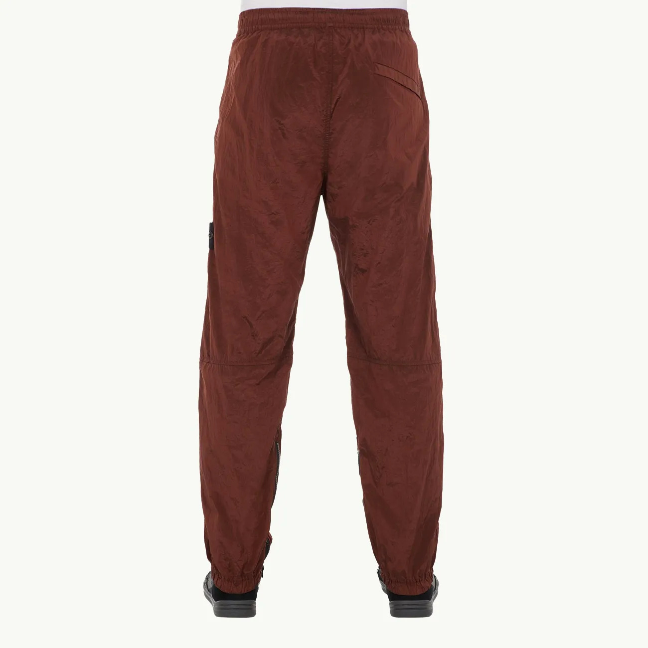 PANTS SIDE ZIPS NYLON MAROON 7779