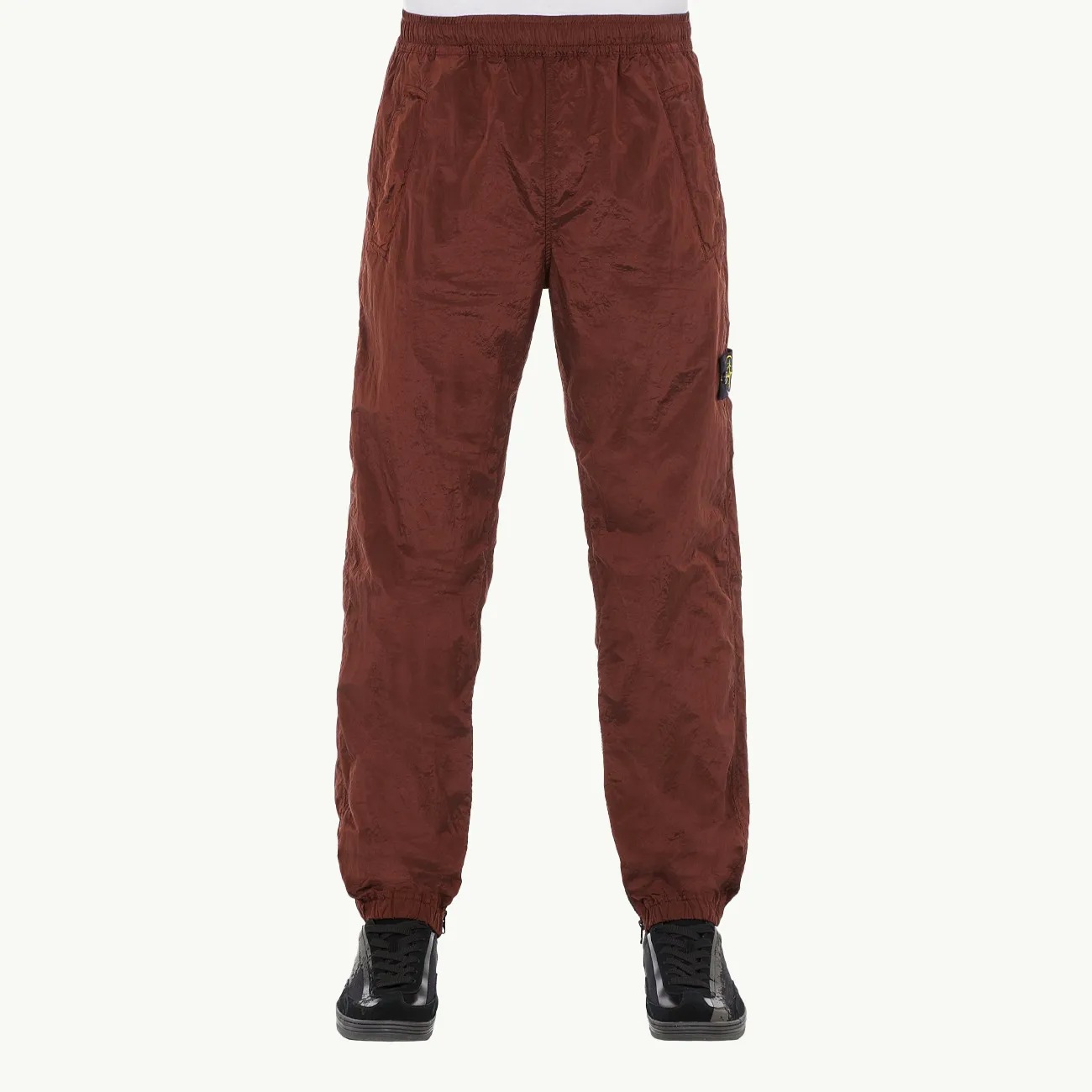 PANTS SIDE ZIPS NYLON MAROON 7779