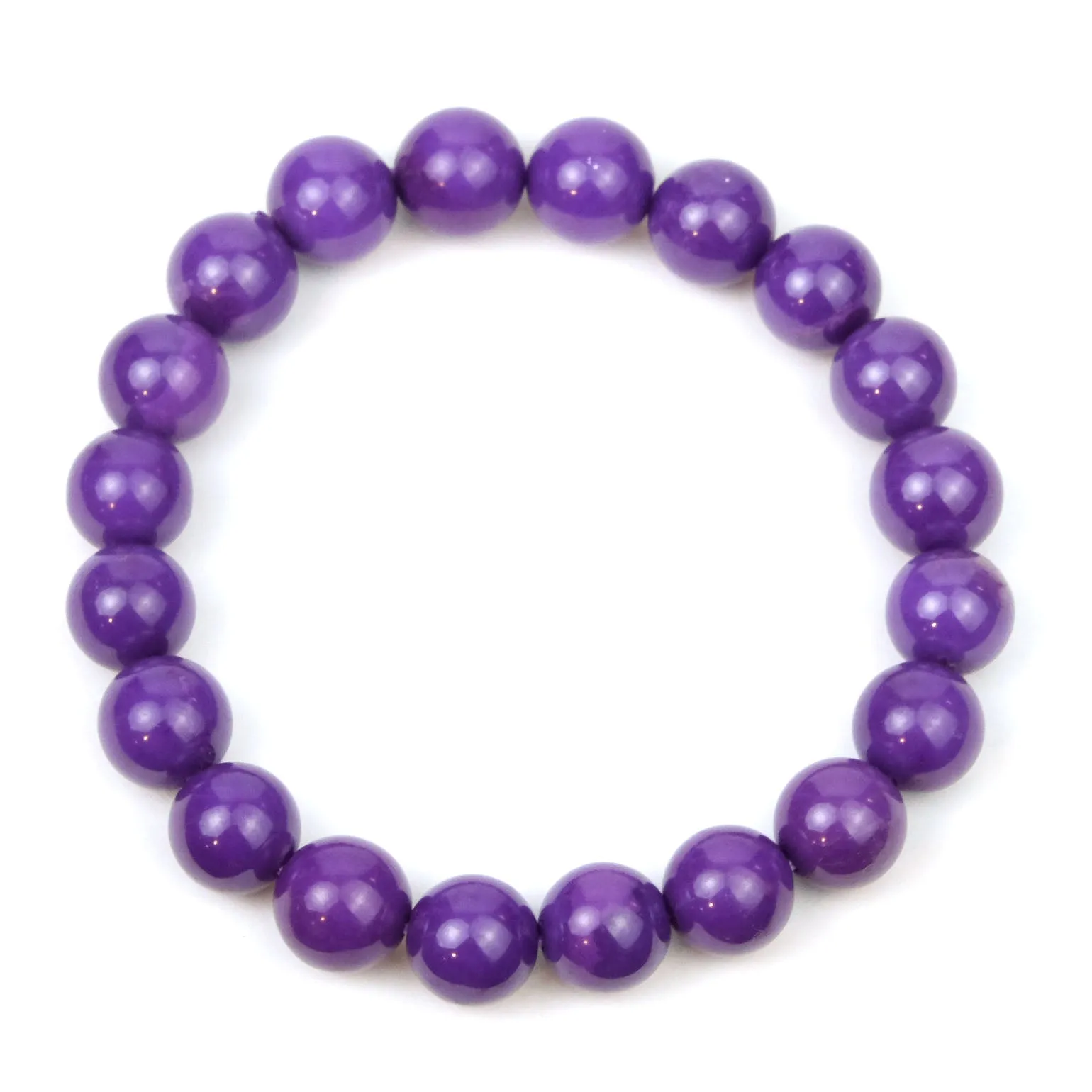 Phosphosiderite Stretch Bracelet 10mm