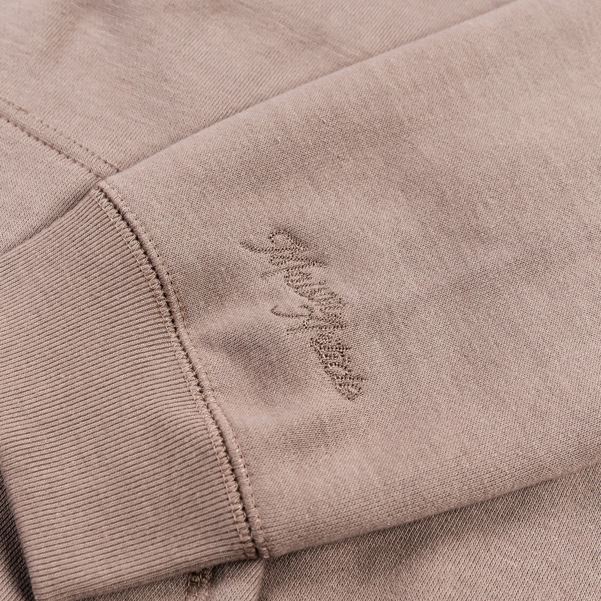 Premium Fleece Mens Hoodie (Dark Taupe)