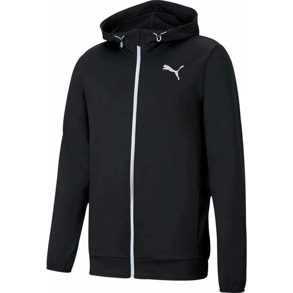 Puma Ready To Go Full Zip Mens Training Hoody - Black