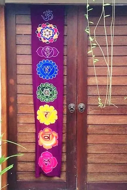 Purple Chakra Banners