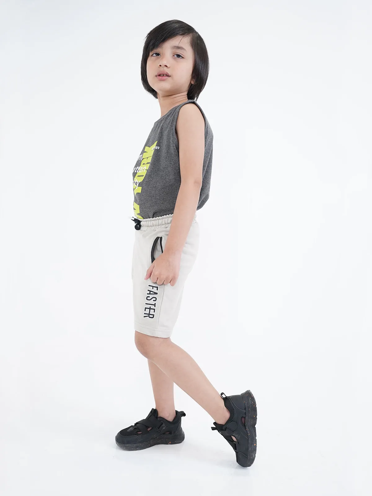 "GAMAL" Casual Summer Terry Short