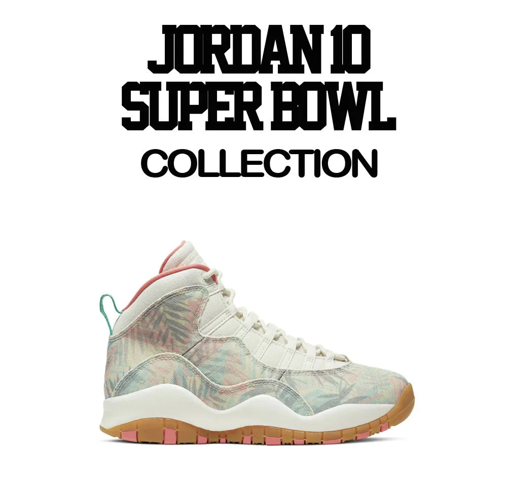 Retro 10 Super Bowl LIV Shirt - ST Original - Salmon