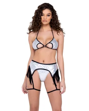 Ring Hologram Garter Belt