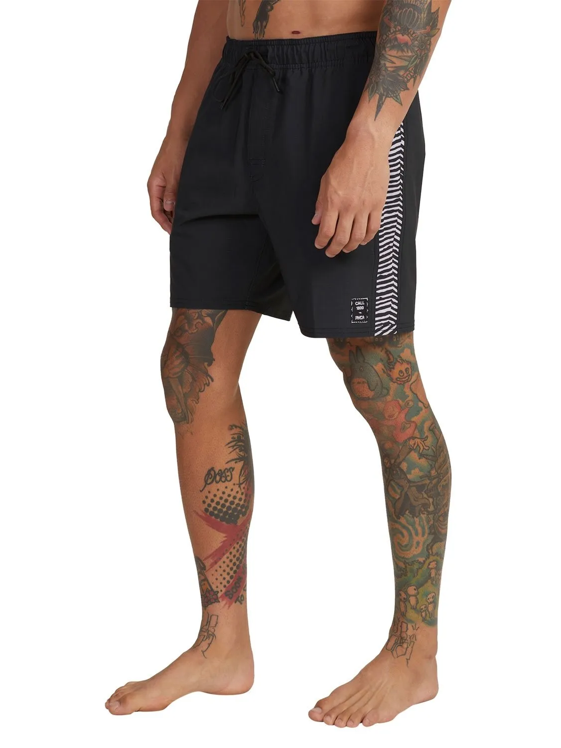 RVCA Men's Noise Elastic 17 Boardshort