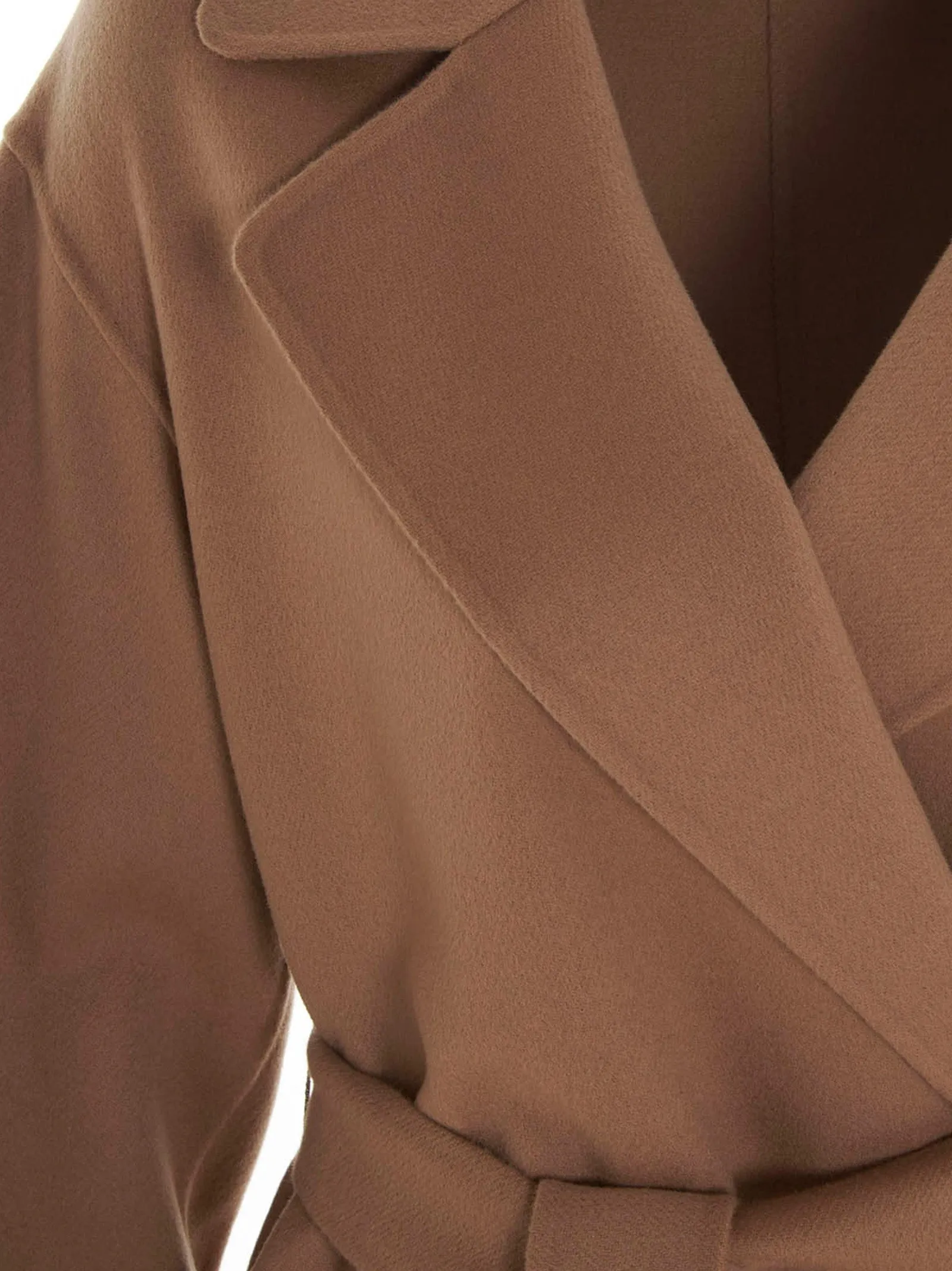 'S Max Mara Belted Long-Line Coat