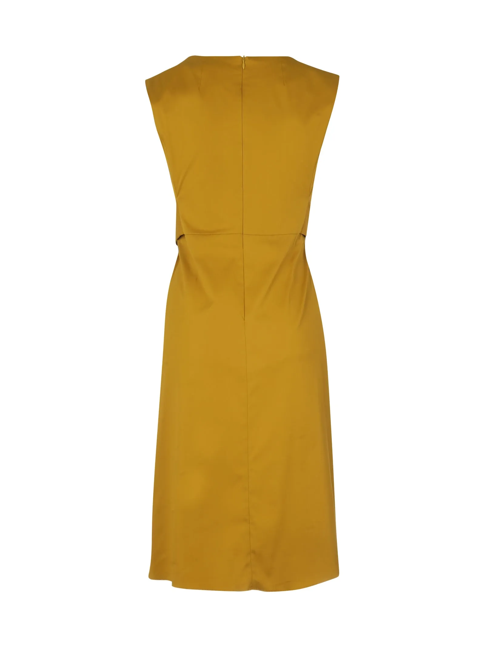 'S Max Mara Sleeveless Belted Dress