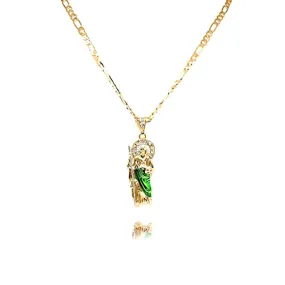 Saint Jude Charm Pendant Necklace