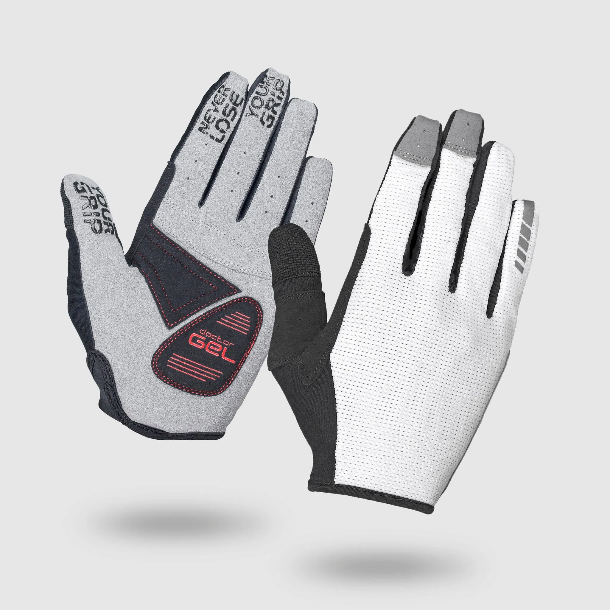 Shark Padded Full Finger Summer Gloves