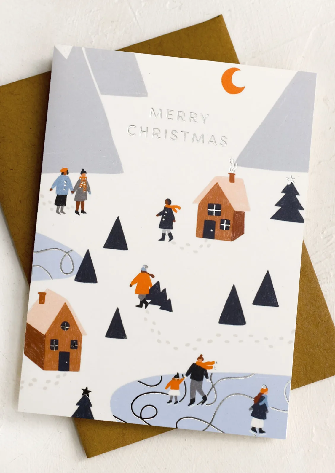 Ski Cabins Card Set