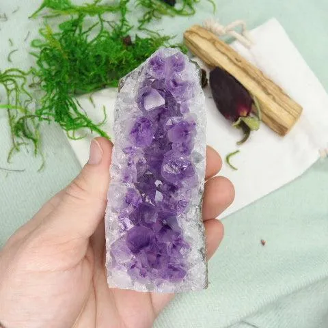 Small Cathedral Amethyst Formation Display Specimen #3~ Locale: Uruguay ~ Royal Purple Tones