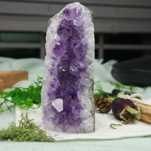 Small Cathedral Amethyst Formation Display Specimen #3~ Locale: Uruguay ~ Royal Purple Tones