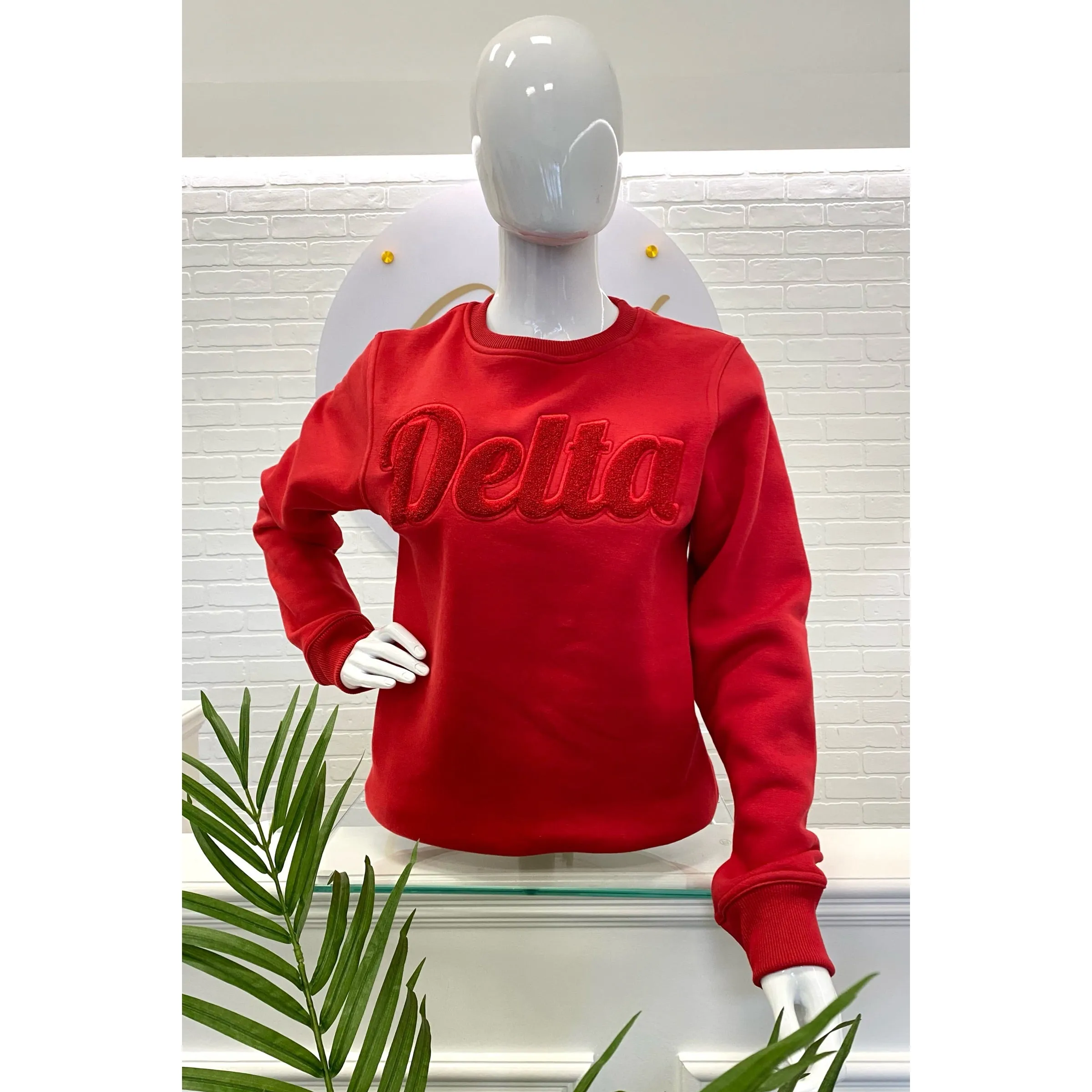 Solid Delta Chenille Sweatshirts