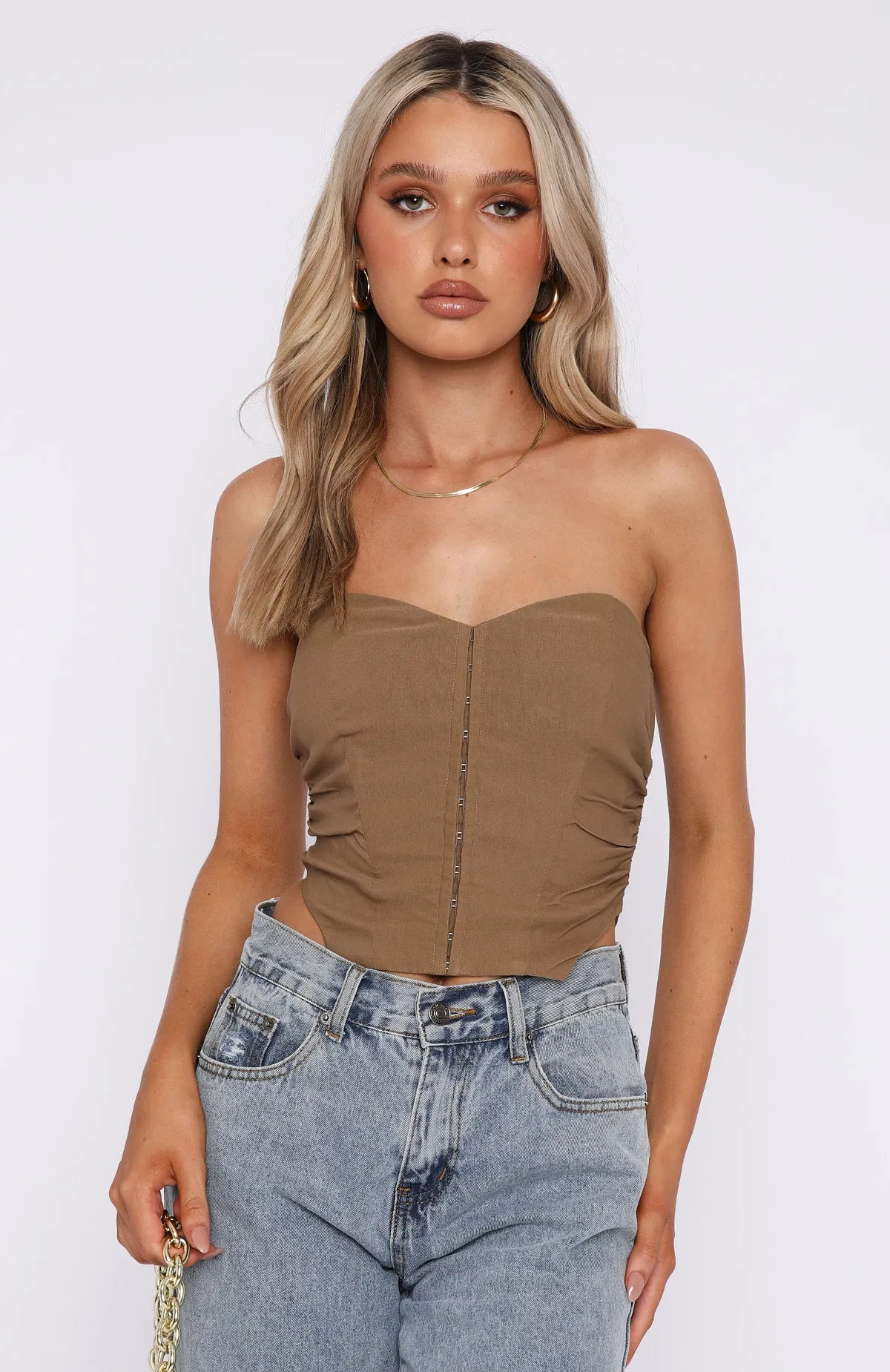 Star Step Bustier Mocha