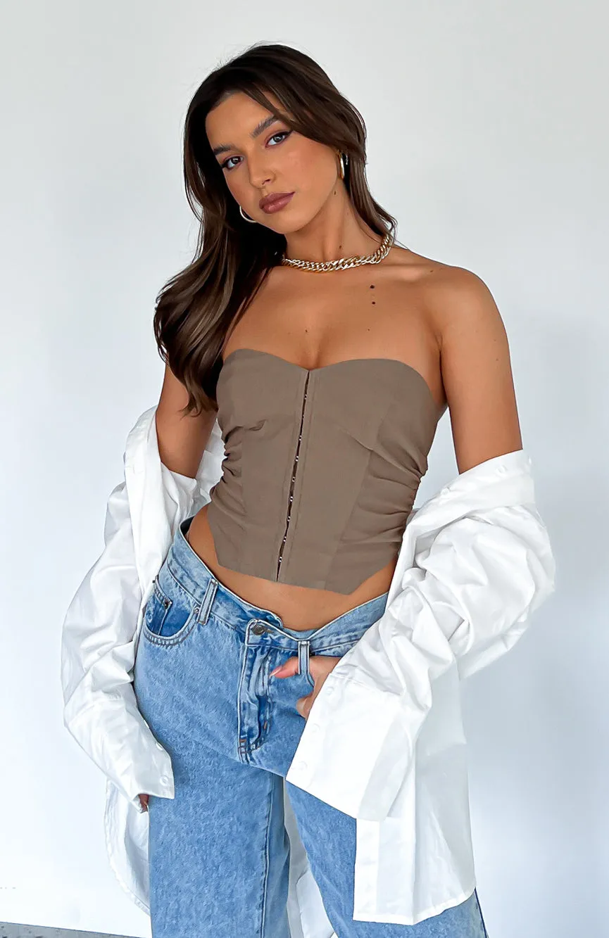 Star Step Bustier Mocha