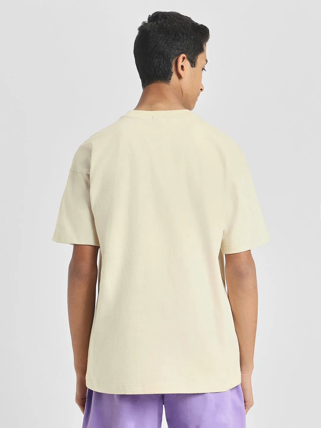 Swanwhite Oversized Solid Boys T-shirt