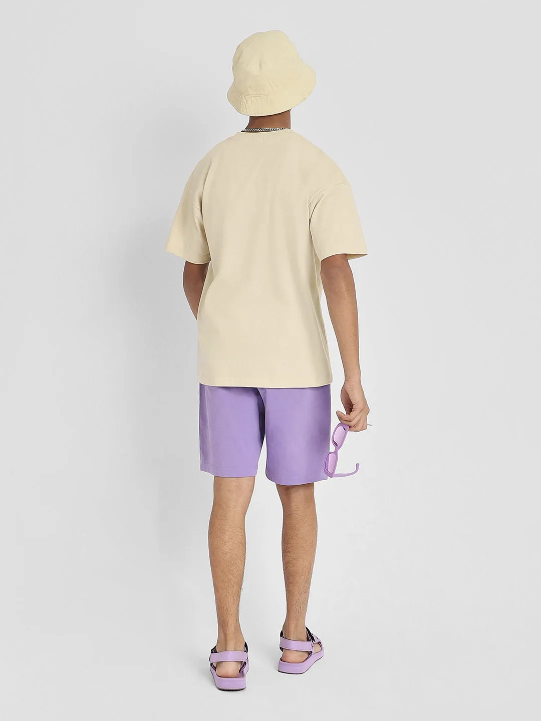 Swanwhite Oversized Solid Boys T-shirt