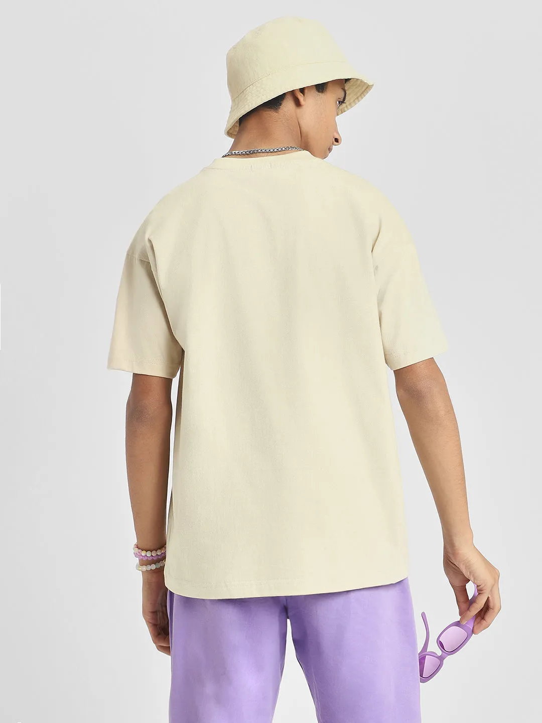 Swanwhite Oversized Solid Boys T-shirt