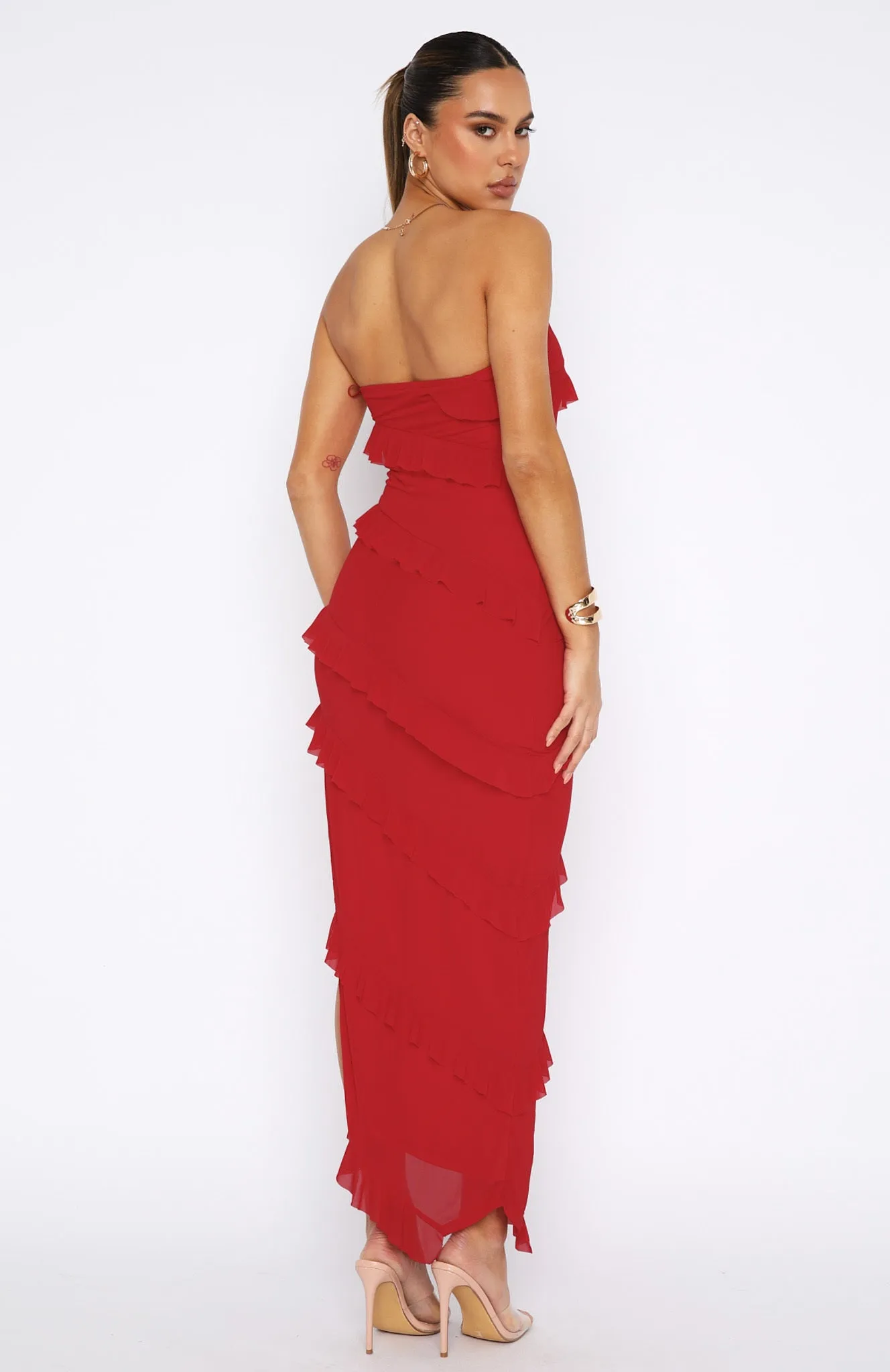 Sweet Desire Maxi Dress Red