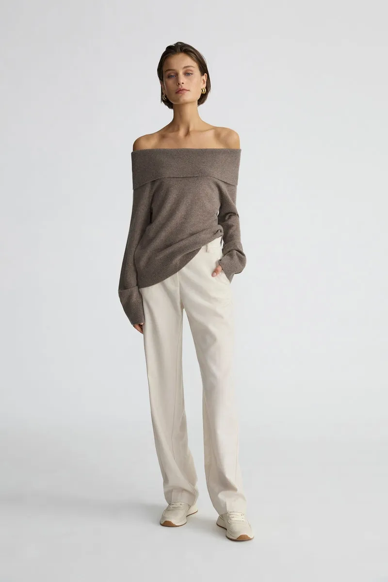 THE CASHMERE OFF SHOULDER - BRACKEN